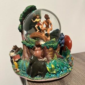 Vintage 1999 Disney Tarzan “Two Worlds” Musical Snow Globe - Display only